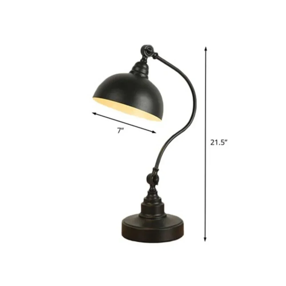 Modern Retro Personalized Black Adjustable Lamp